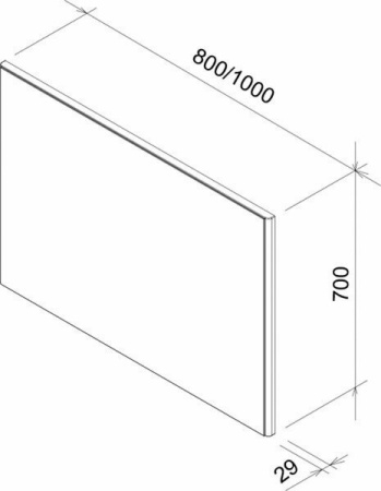 Зеркало Ravak Ring 100 X000000778